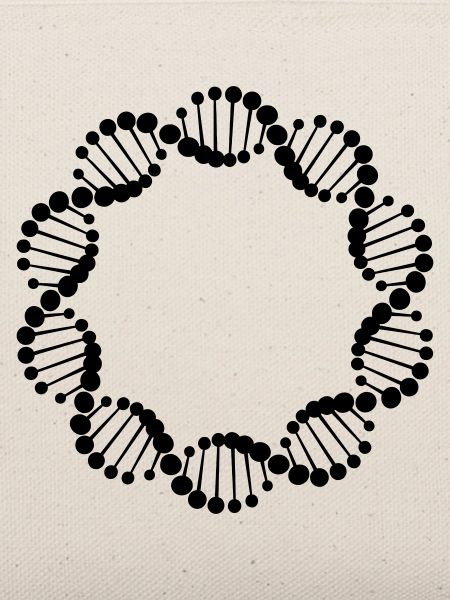DNA-Strang im Kreis