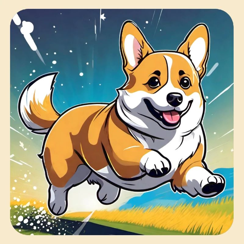 Cute Welsh Corgi Dog