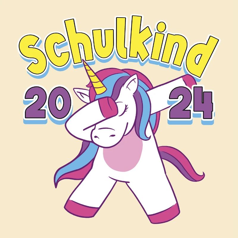 Schulkind 2024 Einhorn Einschulung Schule Schüler