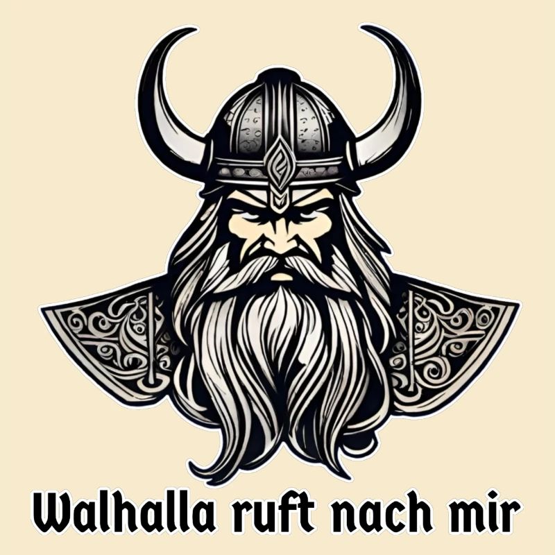 Stolzer Wikinger Walhalla ruft nach mir