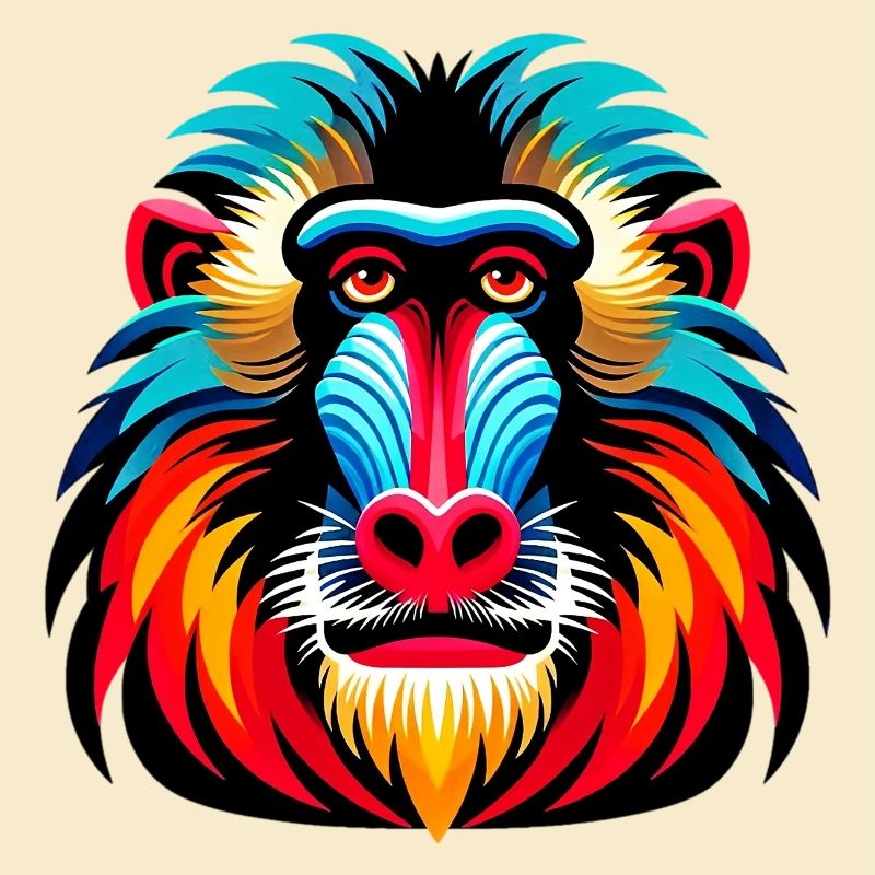 Mandrill-Affe