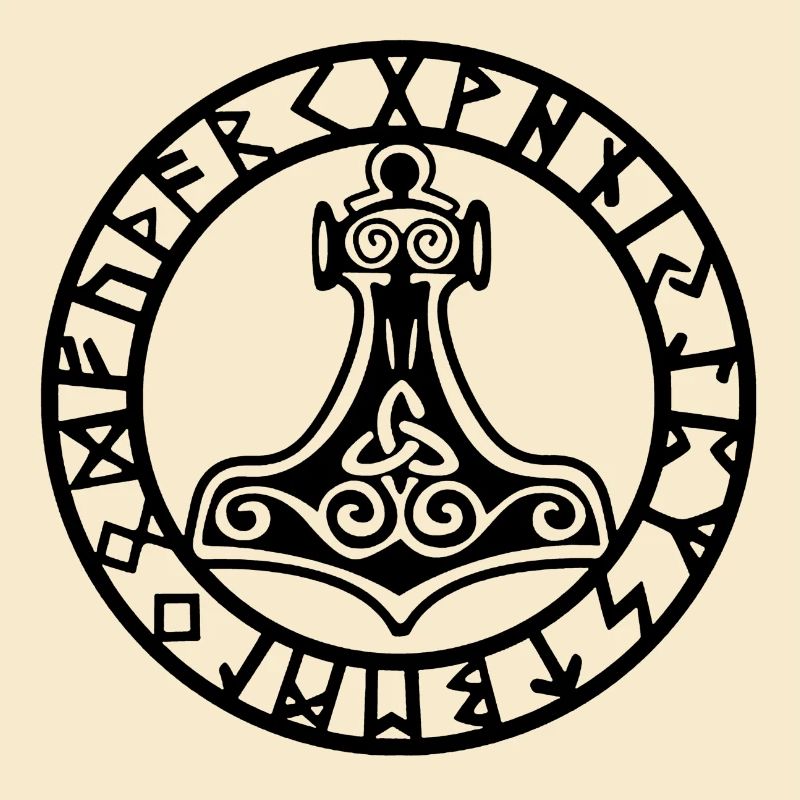 Black Viking Hammer