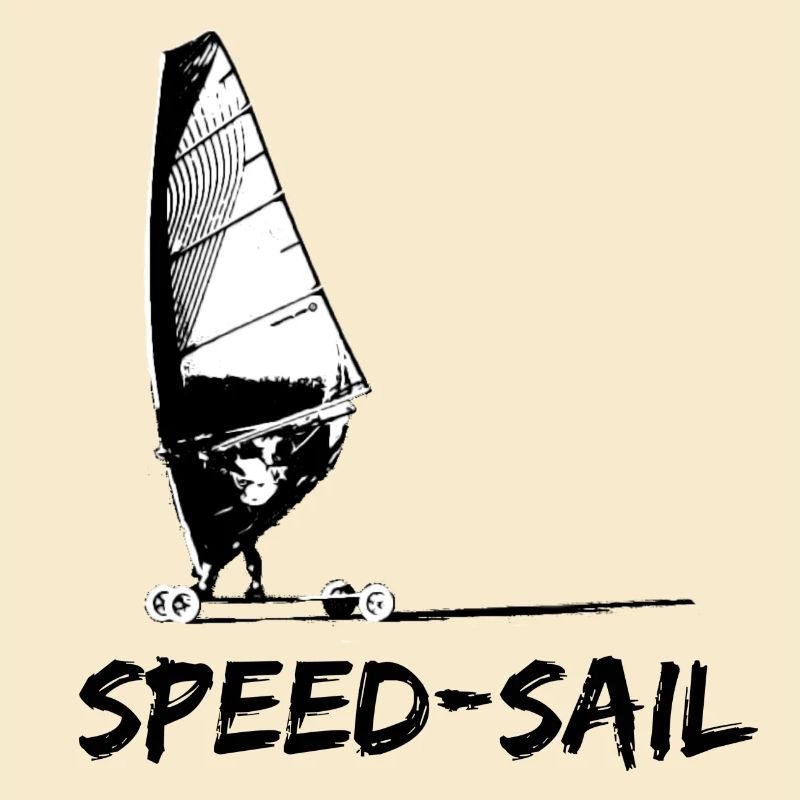 Speed Sail Board Silhouette