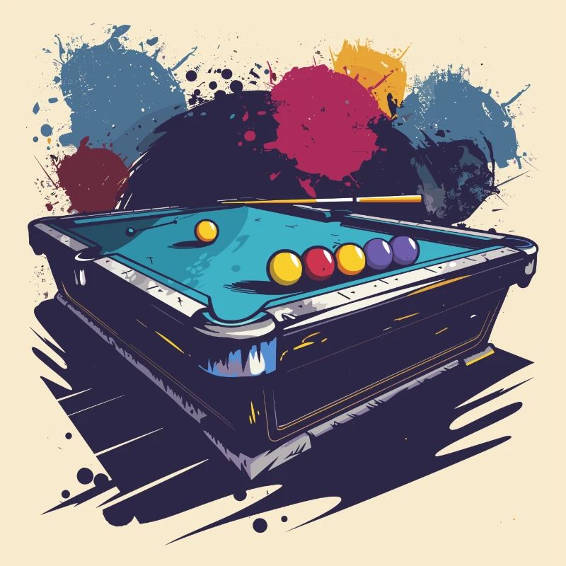 Billard Grafik