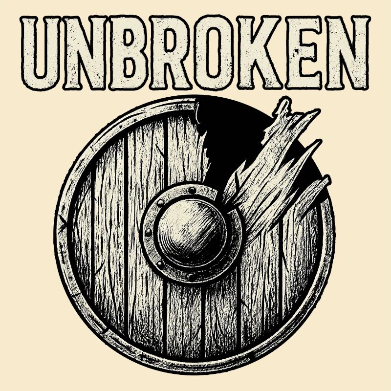 Unbroken – Nordic Shield Symbol