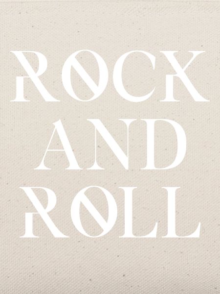 Rock'n'Roll Typografie Design