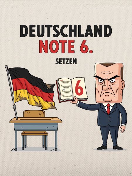 Deutschland Note 6 Motiv mit Lehrer 