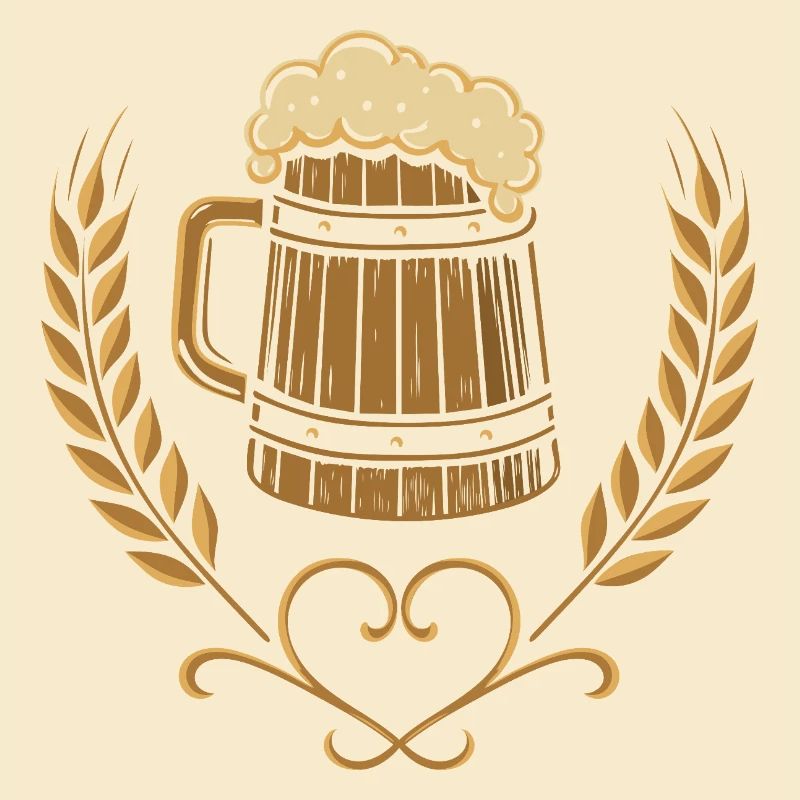 Zünftiger Bierkrug - Volksfest & Biergarten