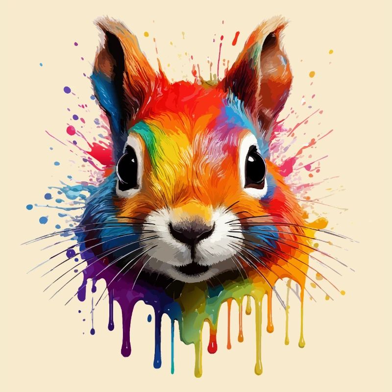 Buntes Eichhörnchen 
