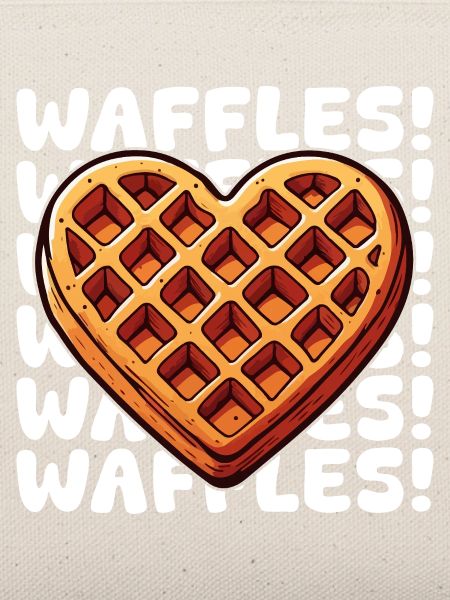 Pop Art Waffel Herz