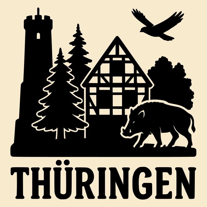 Silhouette Thuringe