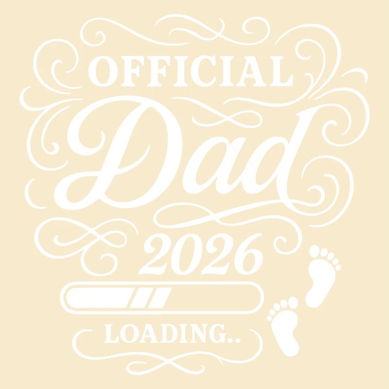 Dad 2026 Papa Loading Vaterschaft