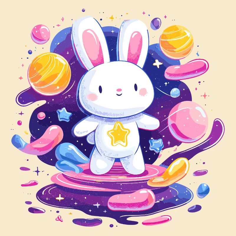 Cosmic Rabbit Star Flight