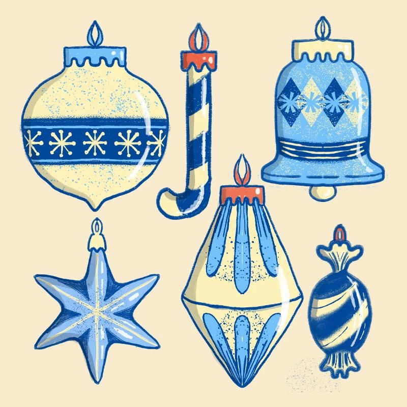 Frostige Ornamente