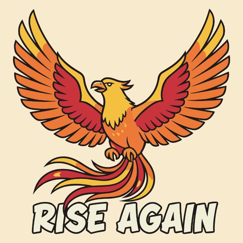 Phönix Rise Again Motiv