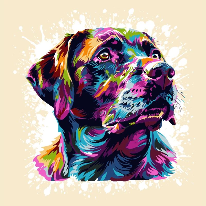 Hund Tier Kunst