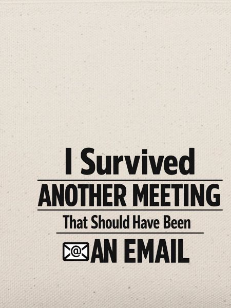 I Survived Another Meeting