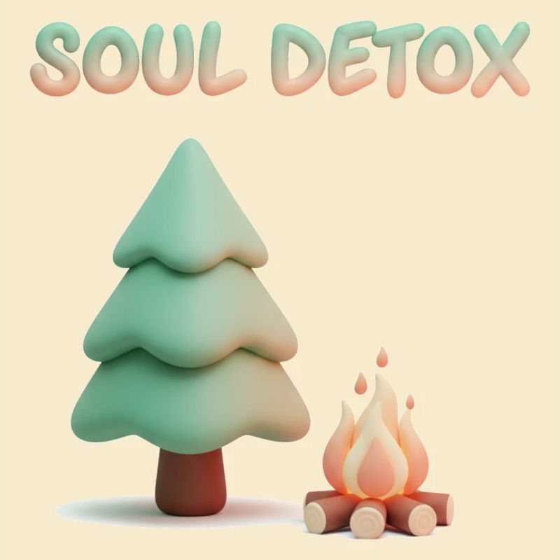 Esthétique chaleureuse 3D de Pine Tree Soul Detox