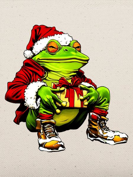 Frösche Weihnachten