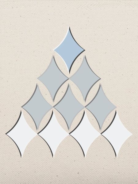Diamanten Baum Muster