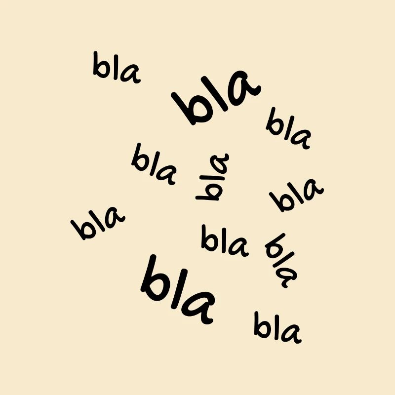 Bla bla bla