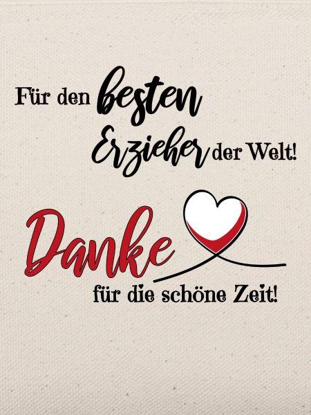 Bester Erzieher der Welt! Danke!