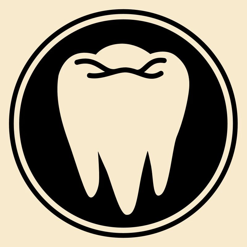 Symbole de l’icône de dent