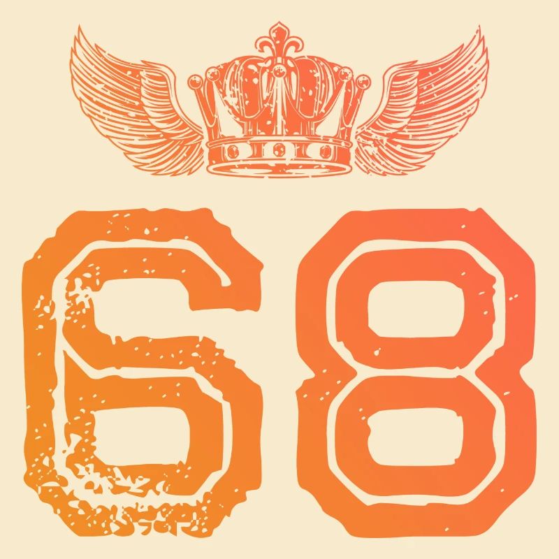 68 Zahl Krone