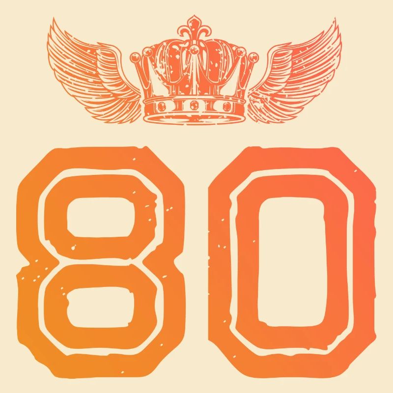 80 Zahl Krone