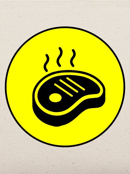 Steak icon circle