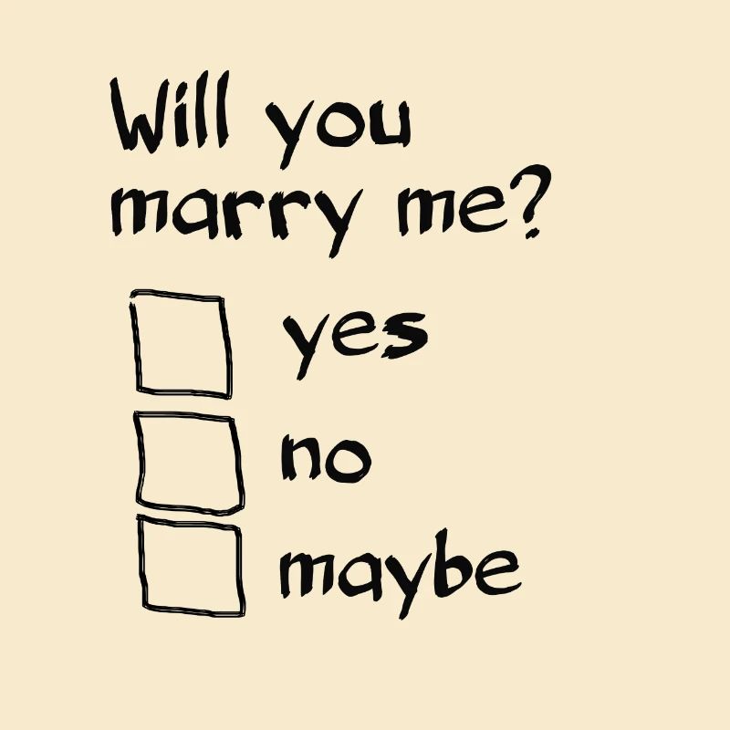 Will you marry me? Original marriage proposal