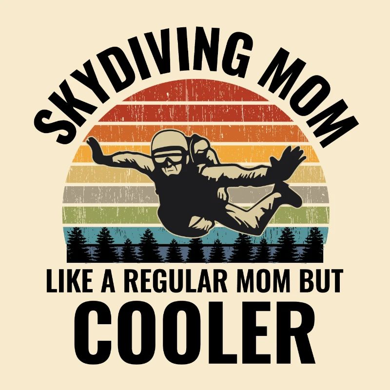 Skydiving Parachute Skydive Skydiver Mom