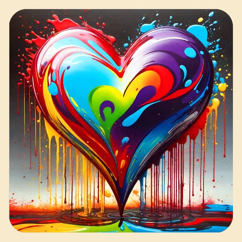 Herz im Graffiti Style