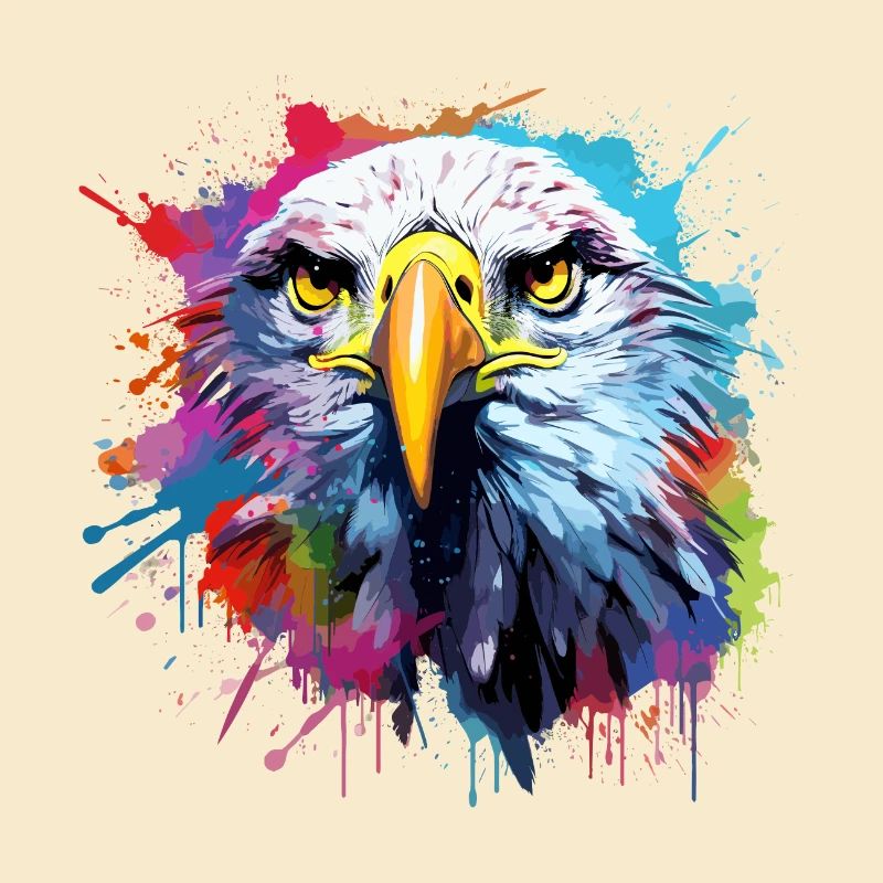 Aigle blanche, bold eagle, USA