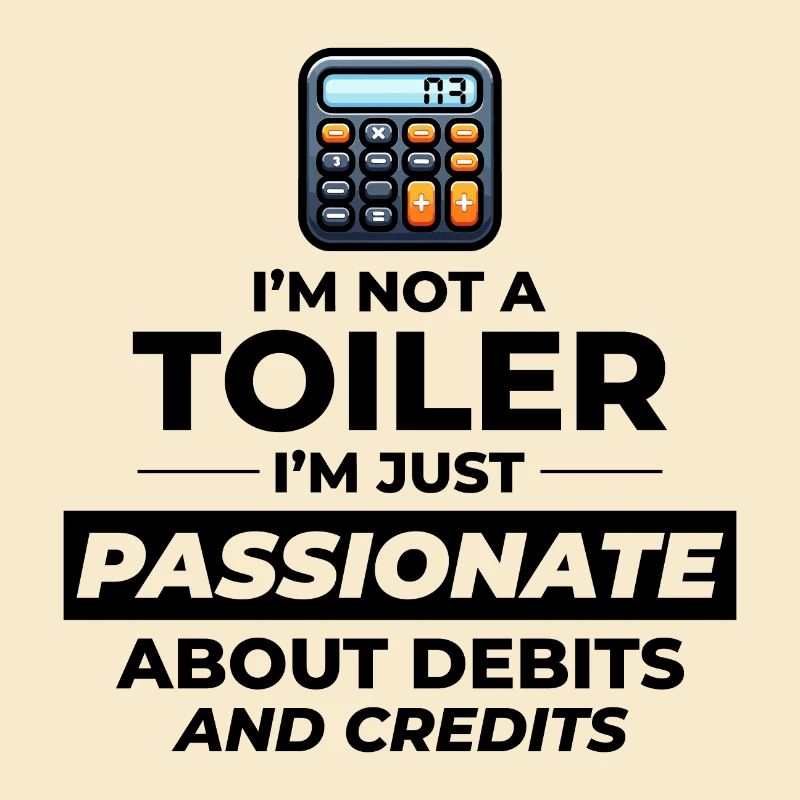 Passionate Accountant Debits Credits Funny Humor