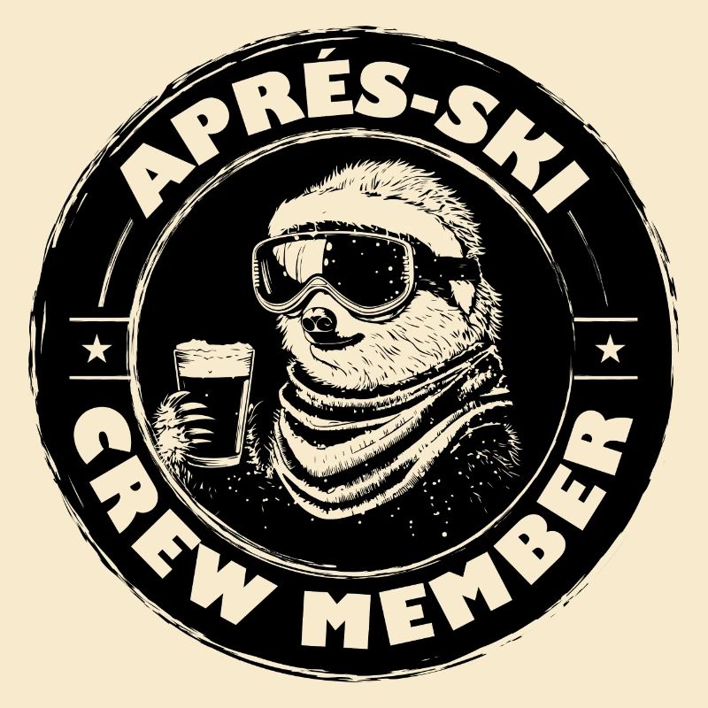 Faultier Apres Ski Team Spruch