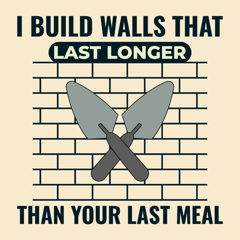 Bricklayer Masonry Construction Job Wall Builder