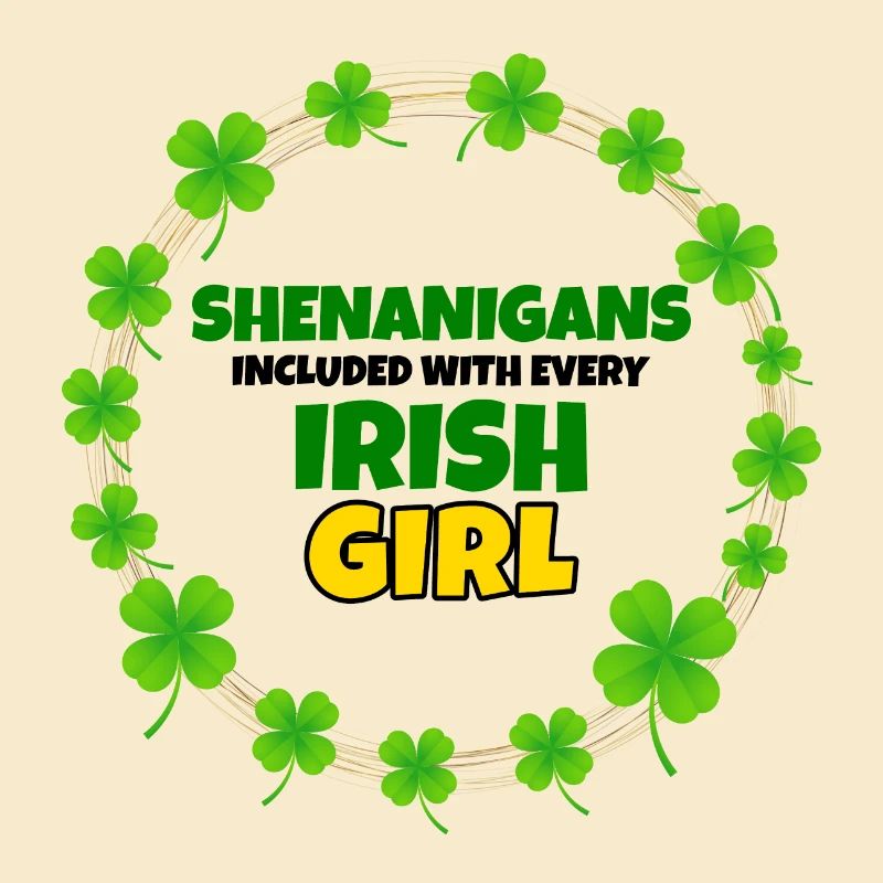 Schabernack inklusive: Irisches Mädchen St. Patrick's Day