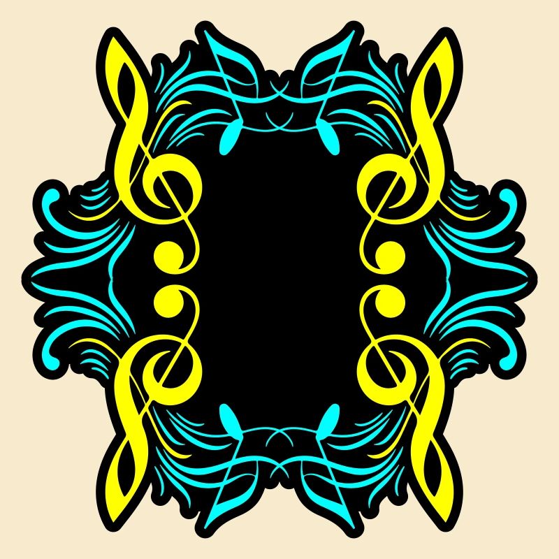 Clé de symbole de notes de musique