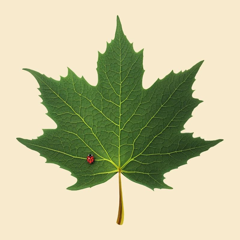 MAPLE LEAF - LADYBUG