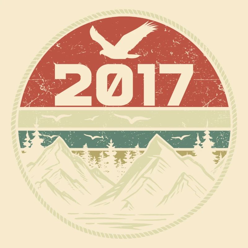 Vintage 2017 Classique 2017 rétro 2017 Cadeau 2017
