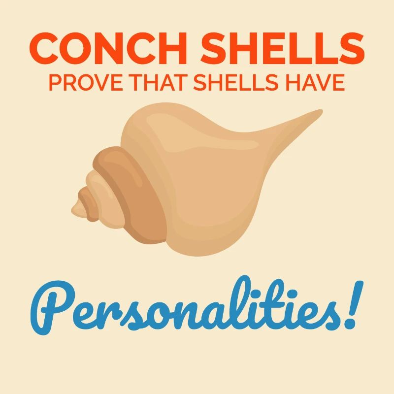 Conch Seashells Collector Beachcomber Sea Shell