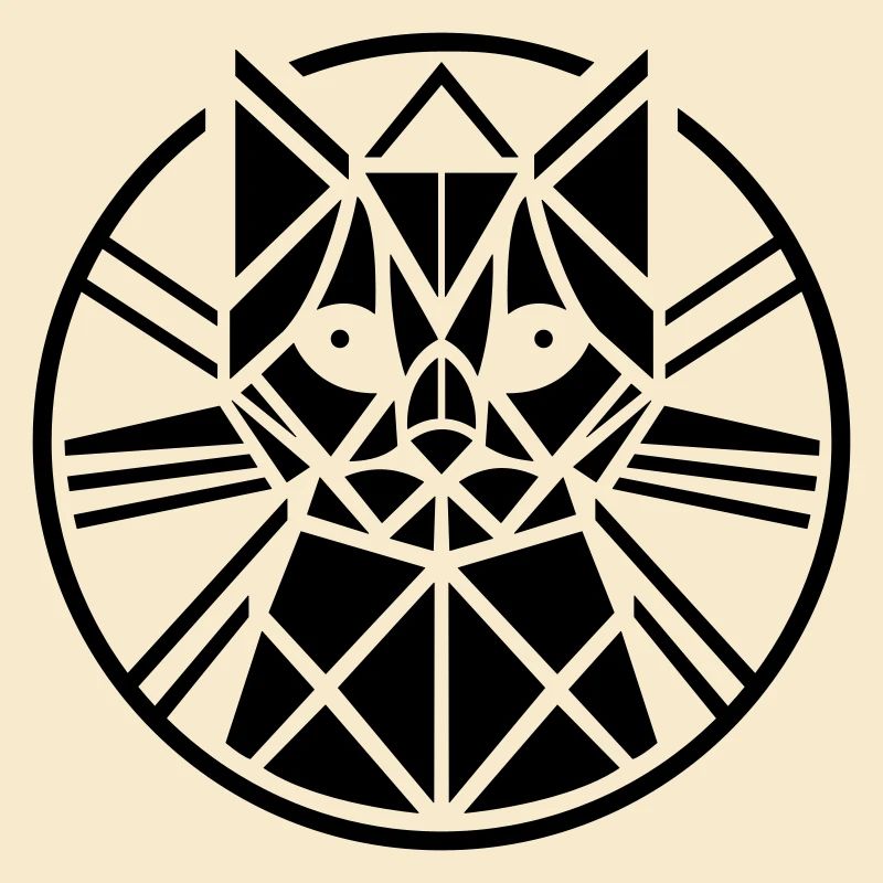 Artéfact de conception créative de chat