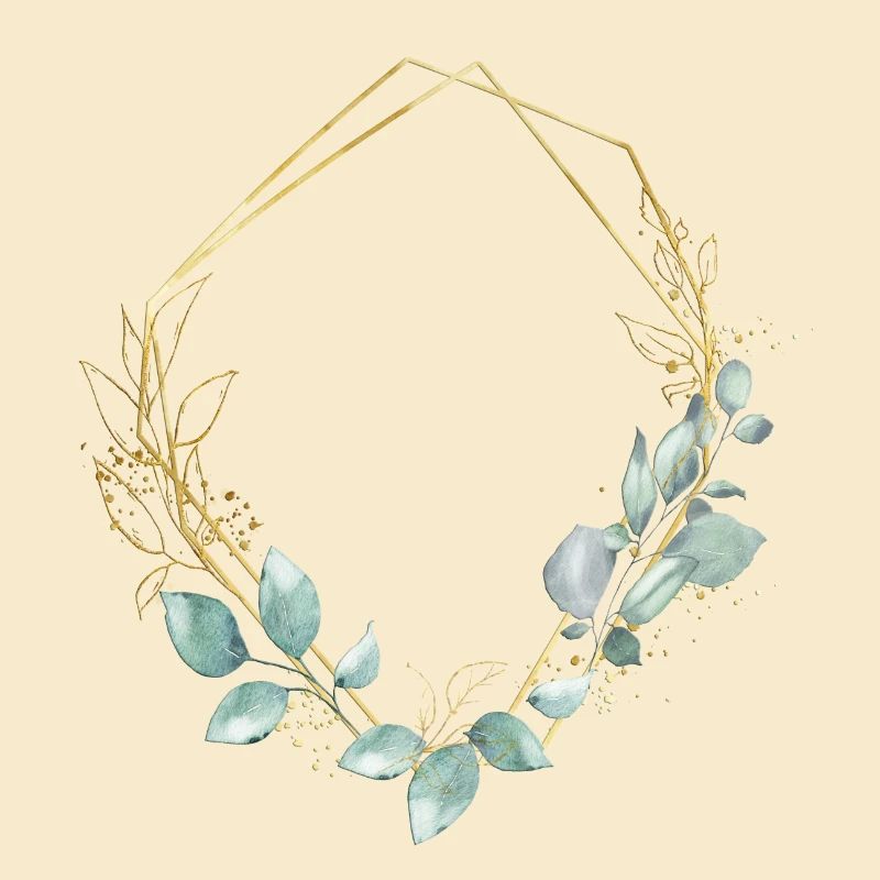 Trendy Greenery 1 customizable