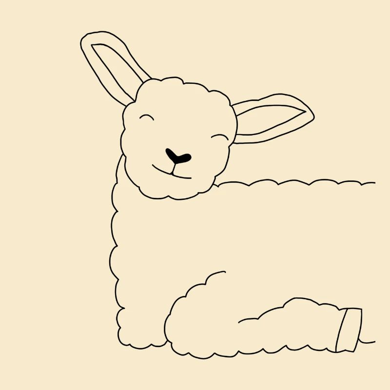 Happy sheep