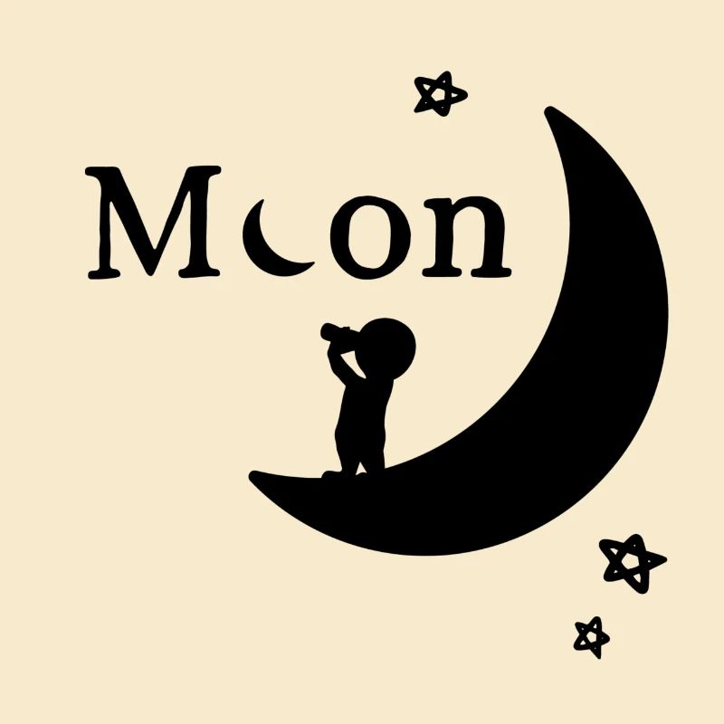 Moon Pattern with Character