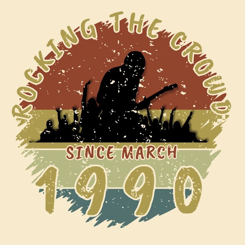 35th Birthday Rocking the crowd GIT 03/1990