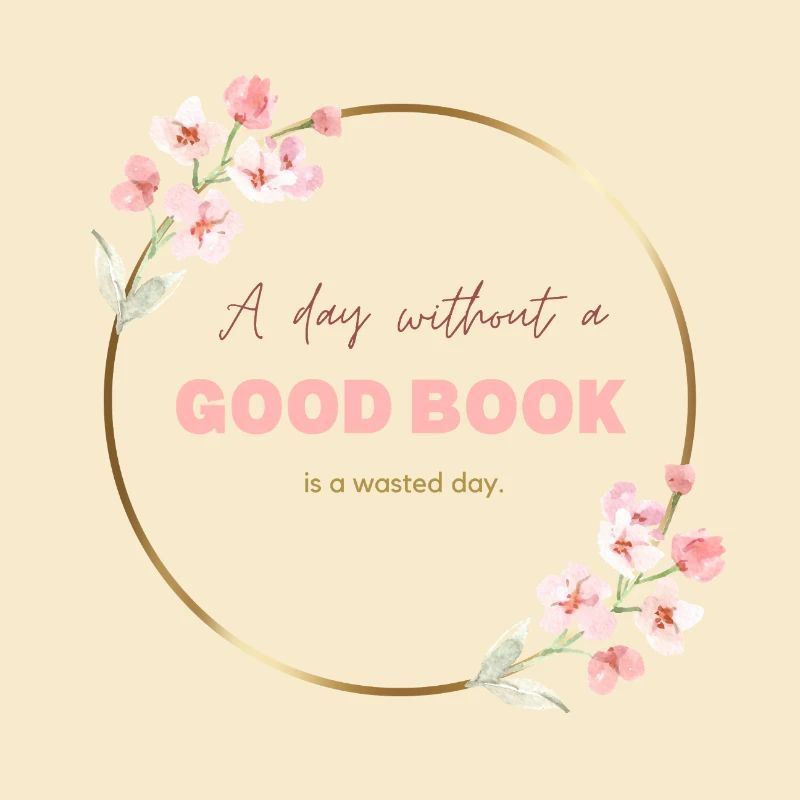 A day without a good book