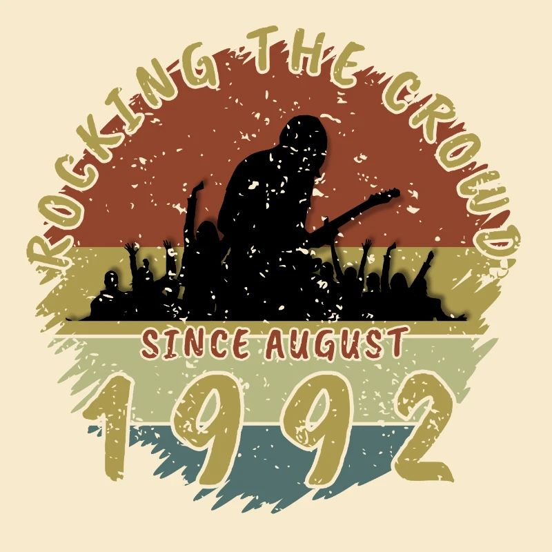 33rd Birthday Rocking the crowd GIT 08/1992