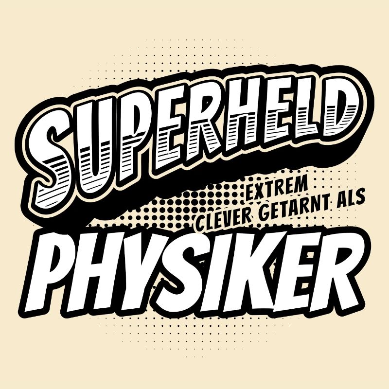 Superheld, clever getarnt als Physiker